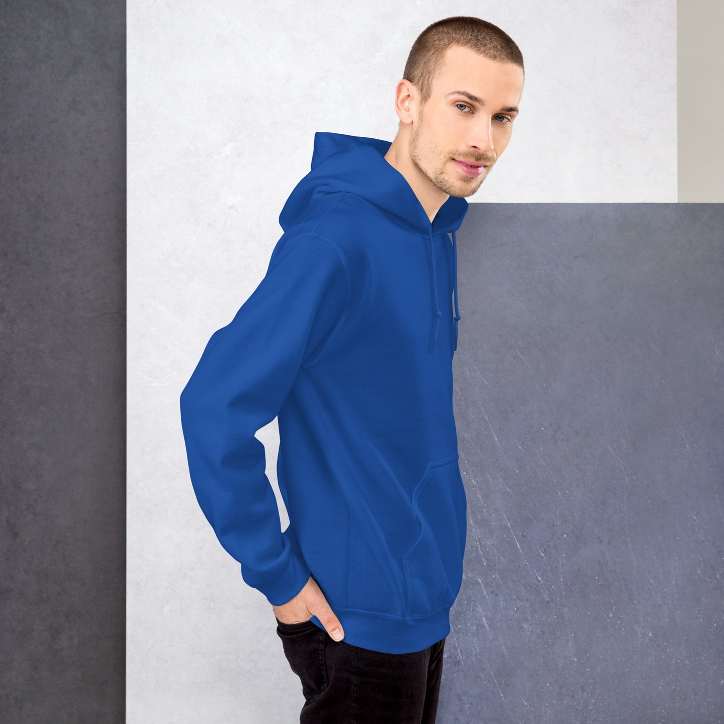 Speaker Stack Hoody Mens Royal Blue Right Side