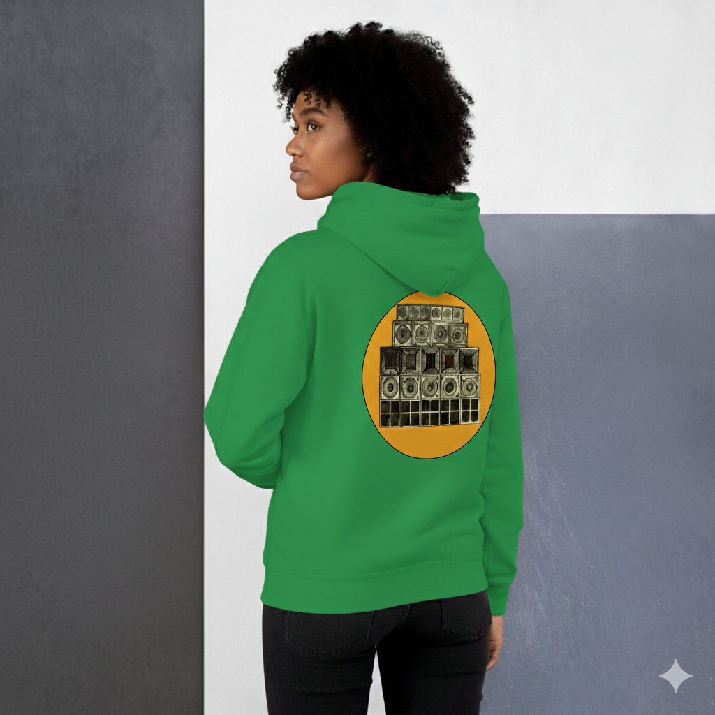 Speaker Stack Womens Classic Hoodie