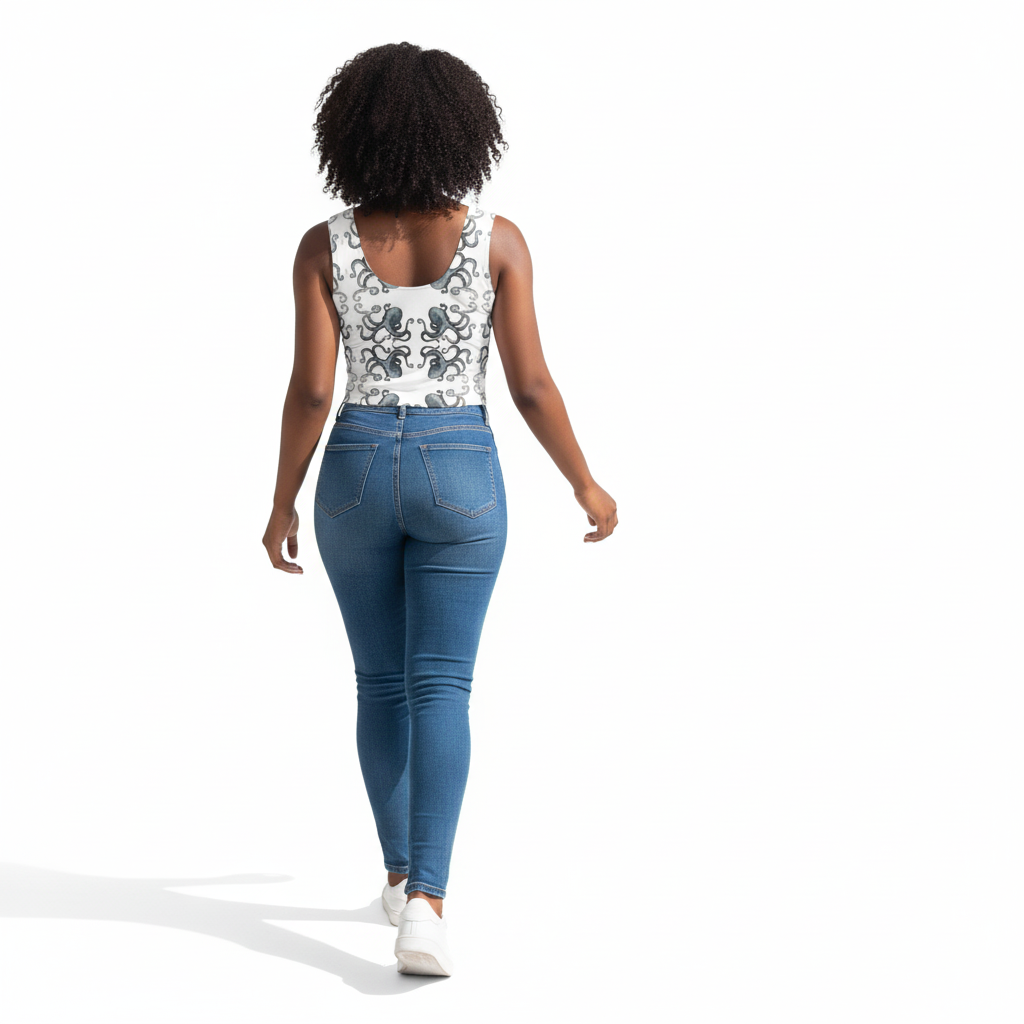 Squids In Womens Cropped Vest