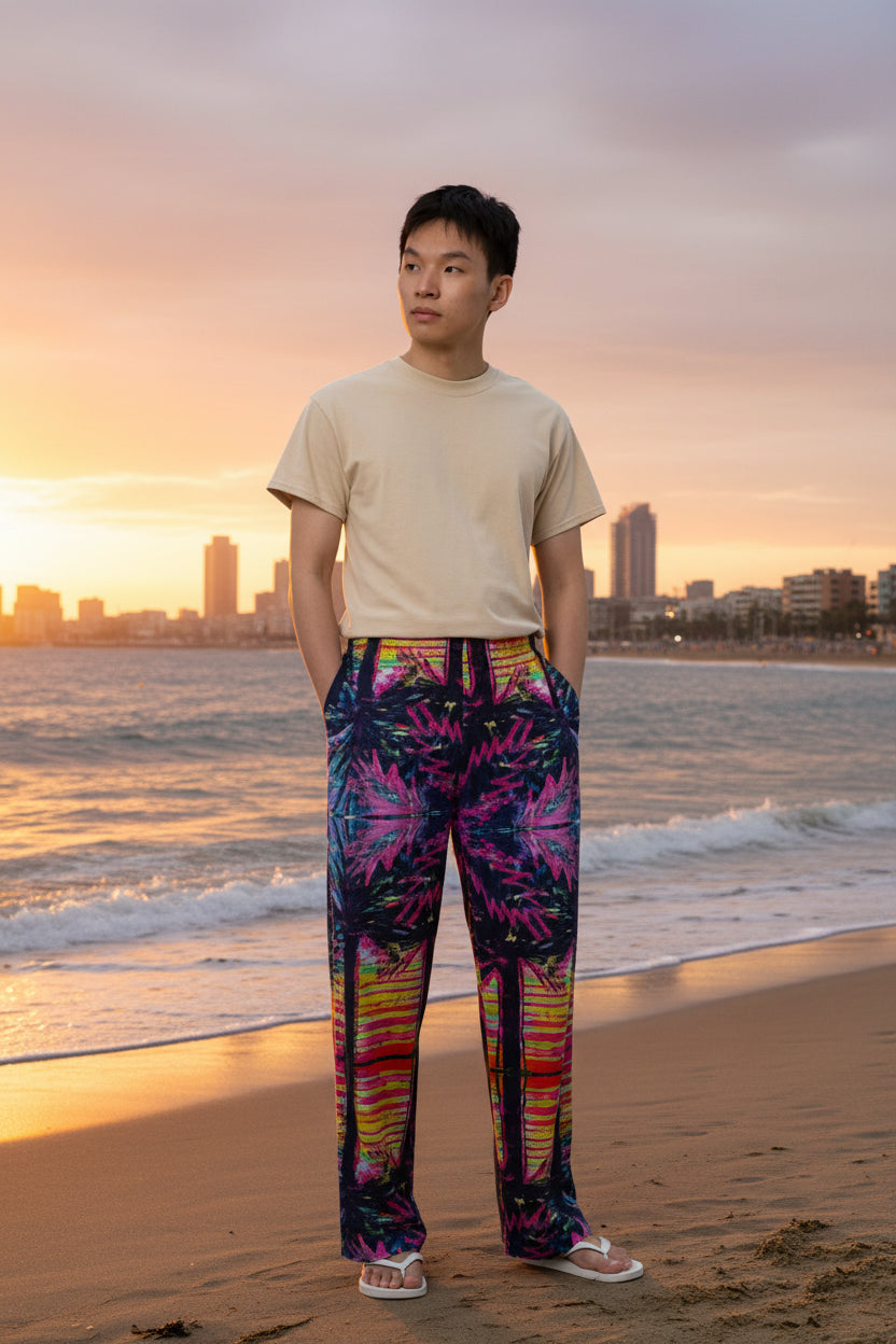 Barcelona Wide-Leg Men's Pants