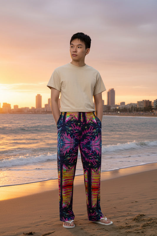 Barcelona Wide-Leg Men's Pants