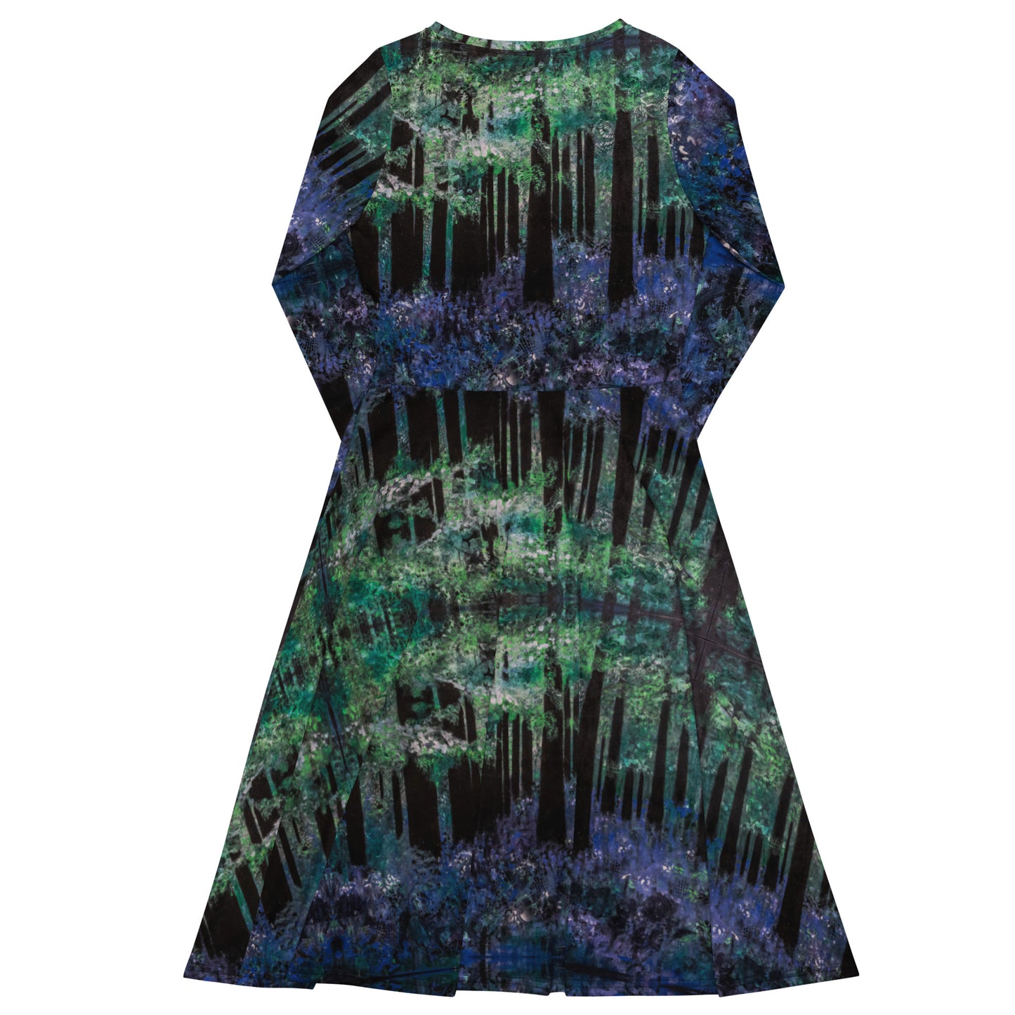 Bluebell Woods Long Sleeve Midi Dress