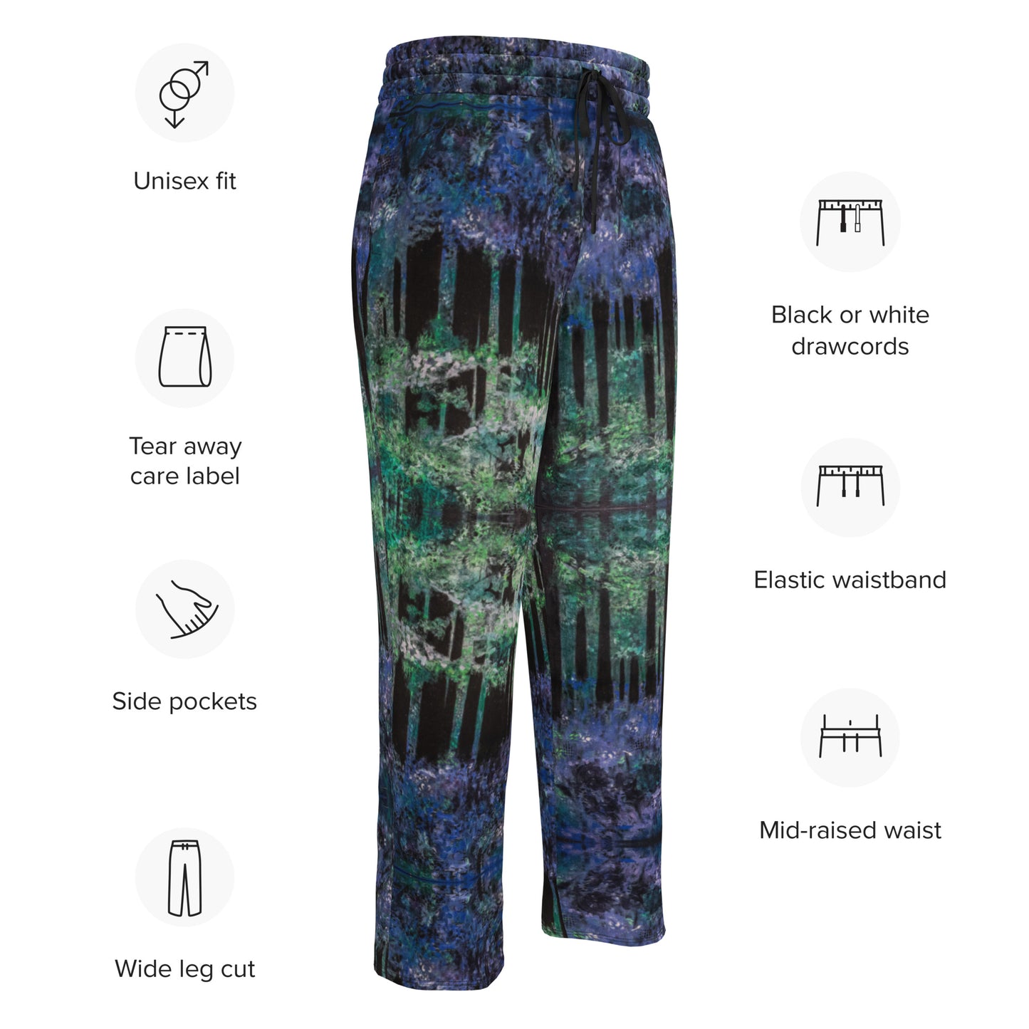 Bluebell Woods Womens Wide-Leg Joggers