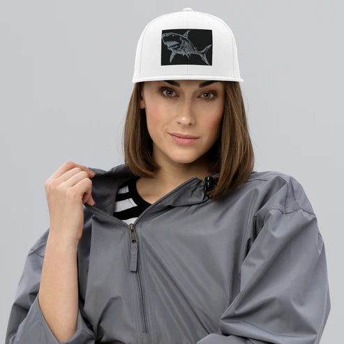 Shark Attack Snapback Hat