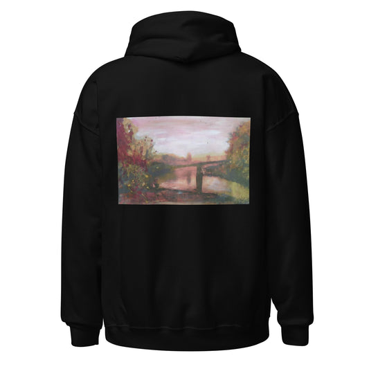 Eel Pie Island Bridge Mens Hoodie