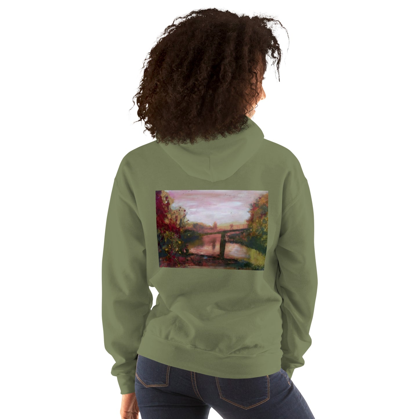 Eel Pie Island Bridge Womens Hoody