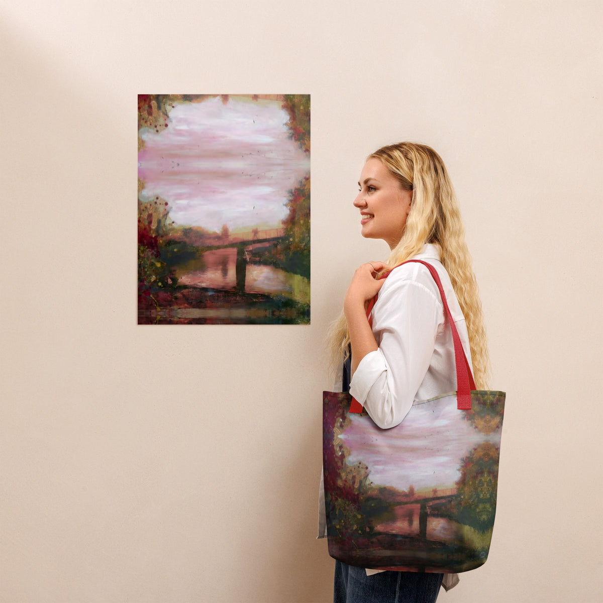 Eel Pie Island Bridge Tote Bag
