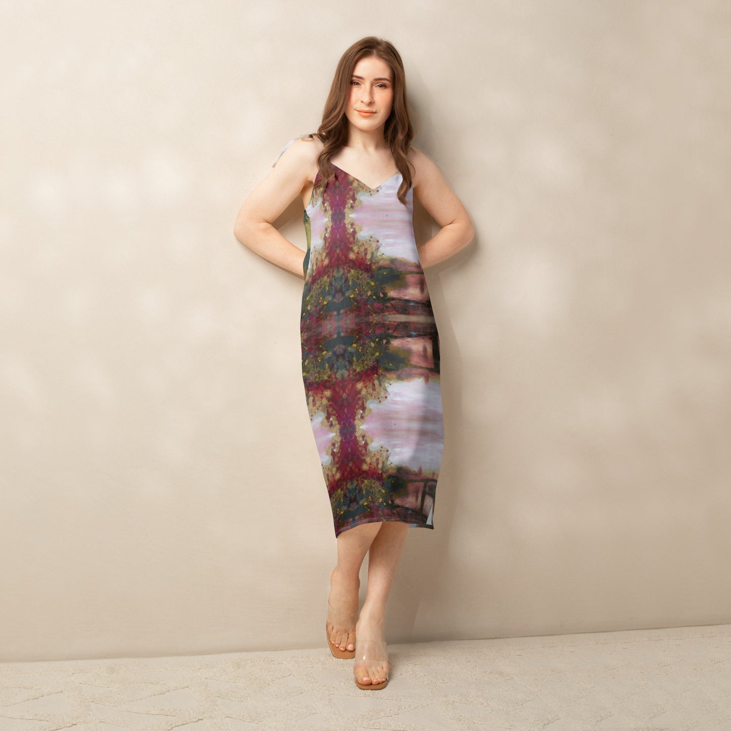 Eel Pie Island Bridge Art Midi Dress.