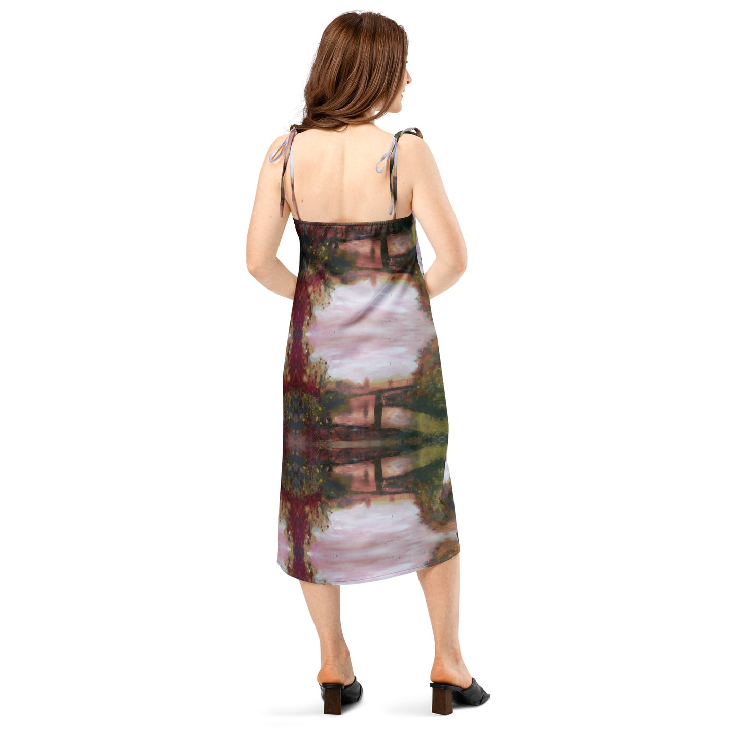 Eel Pie Island Bridge Art Midi Dress.