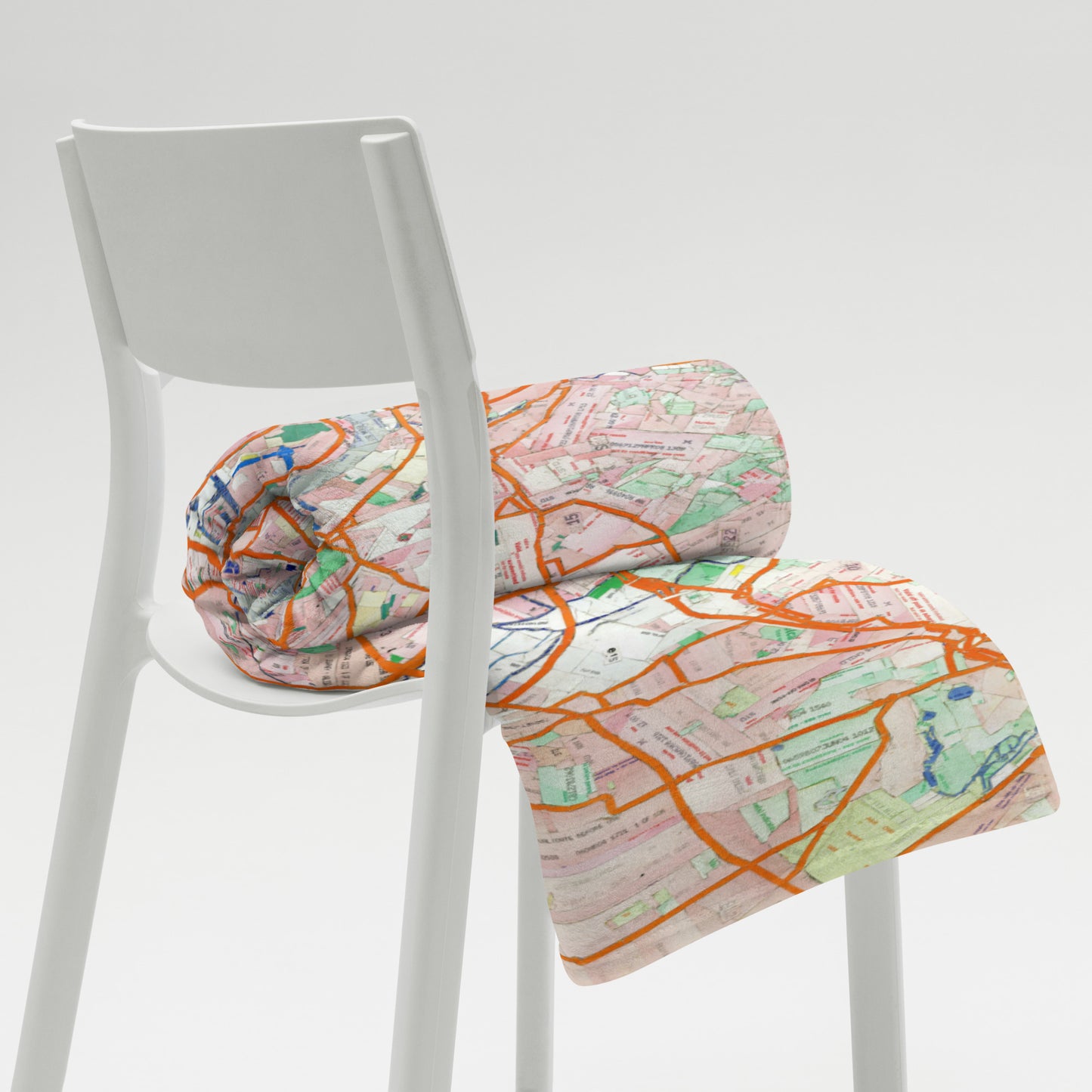 London Travelcard Map Throw Blanket