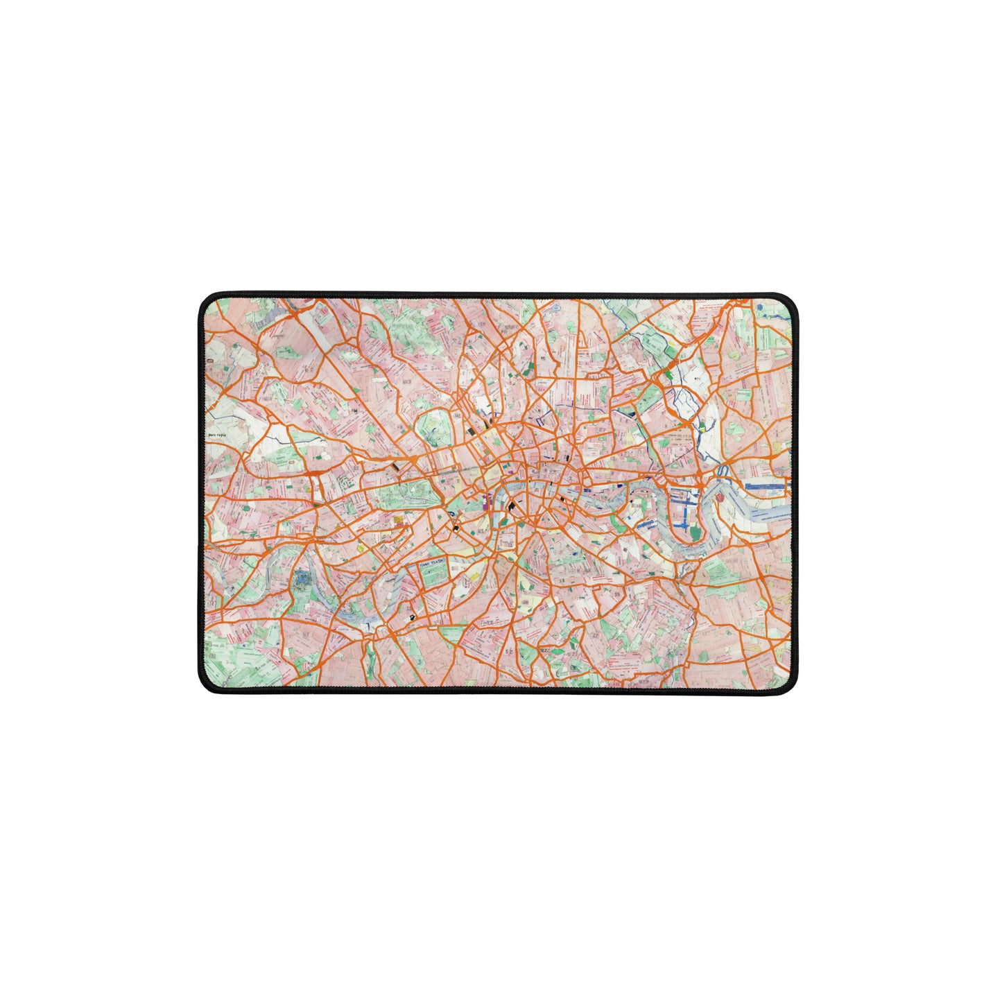 The London Travel Card Map Desk Mat