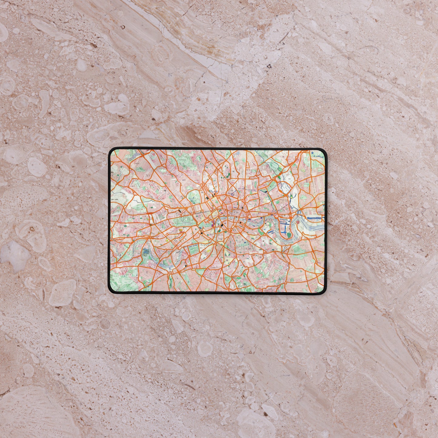 The London Travel Card Map Desk Mat