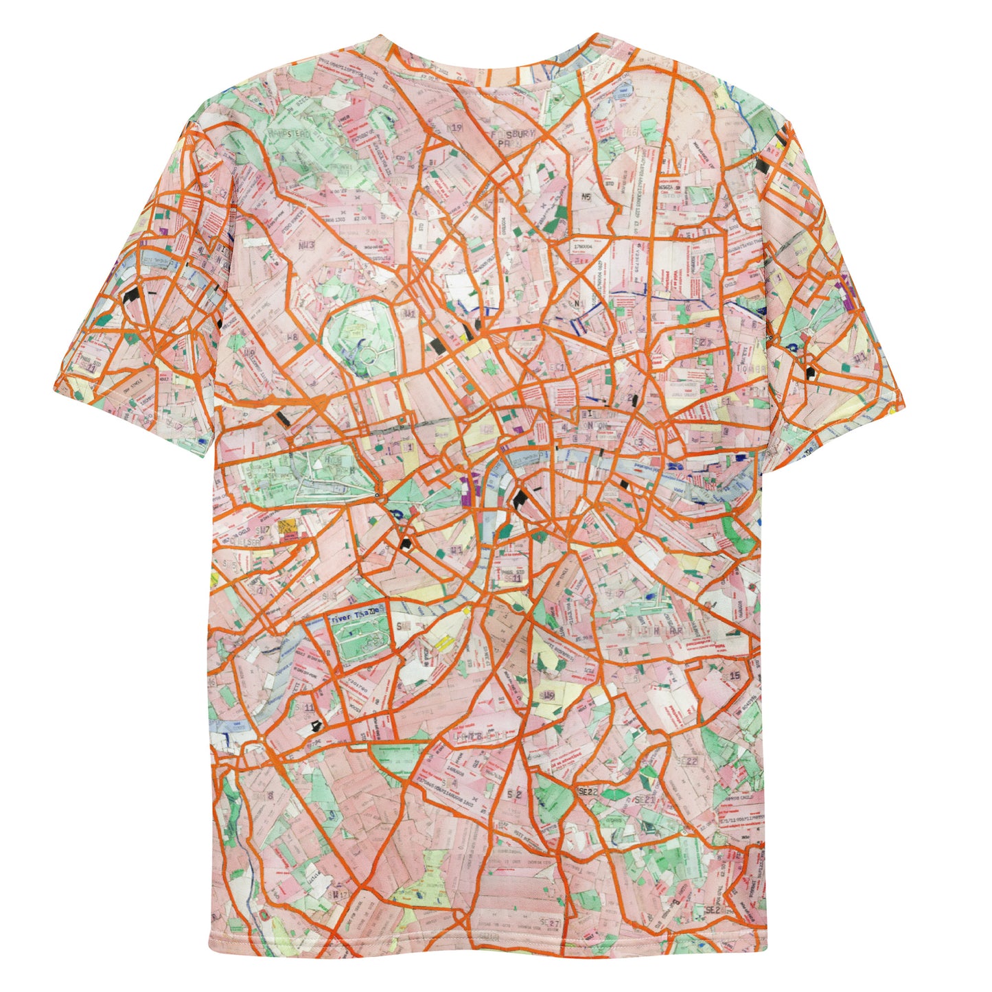 London Travel Card Map Men's T-Shirt