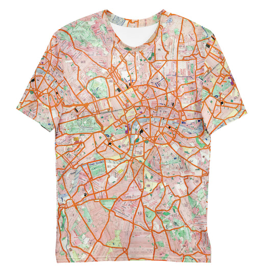 London Travel Card Map Men's T-Shirt