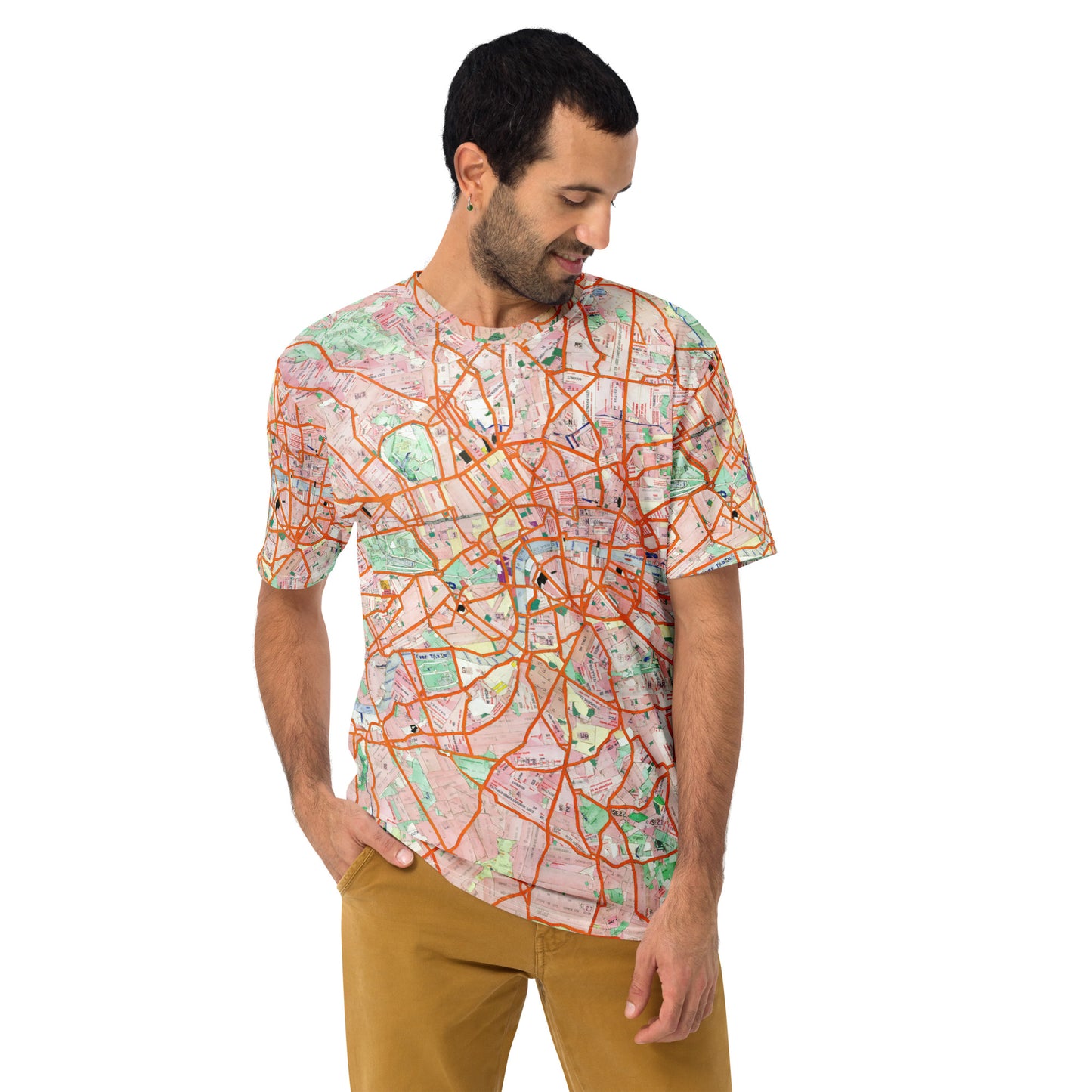 London Travel Card Map Men's T-Shirt