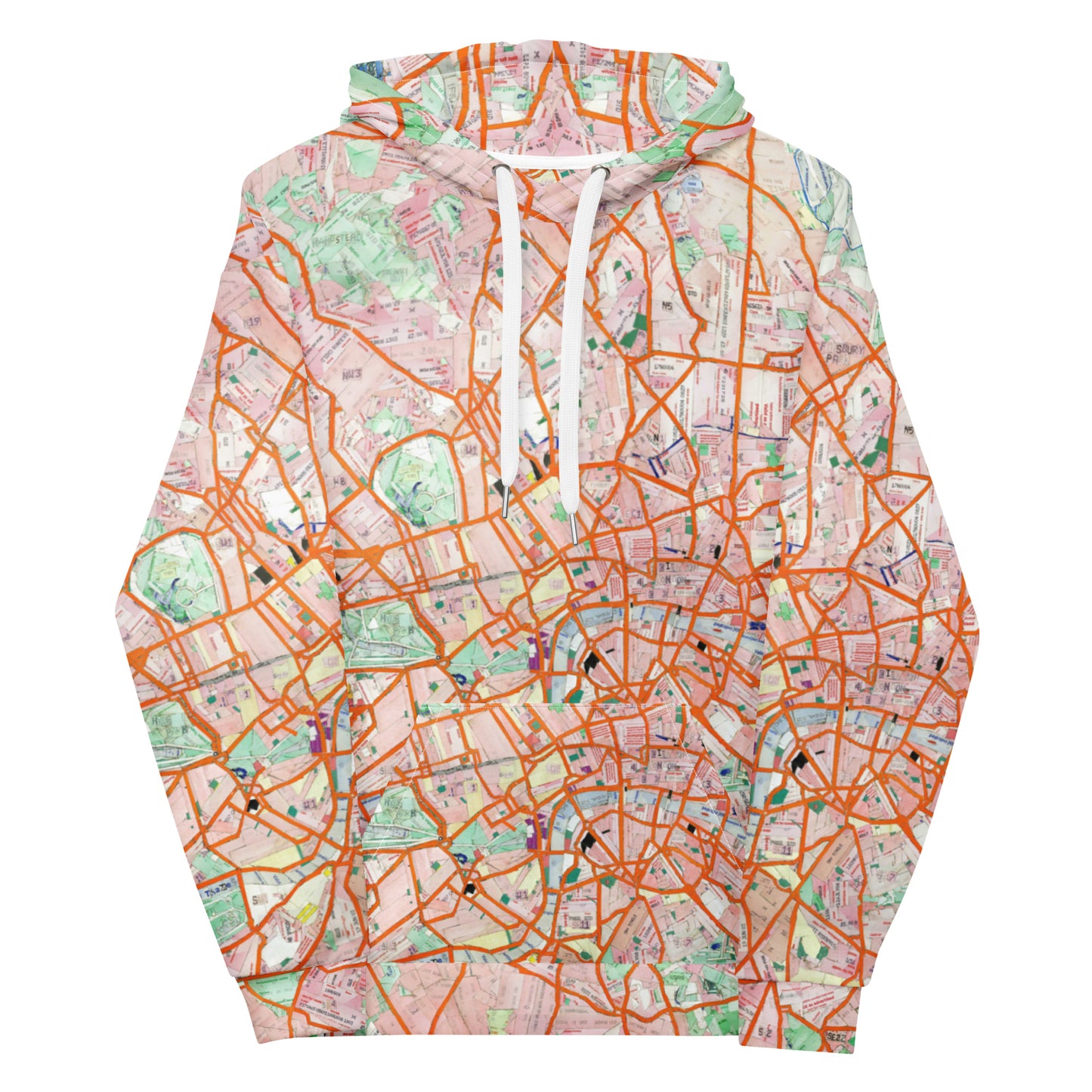 The London Travel Card Map Mens Hoodie