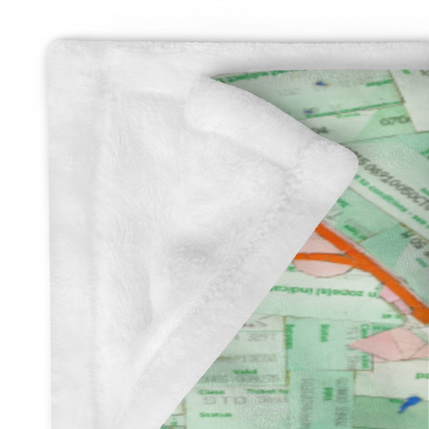 London Travelcard Map Throw Blanket