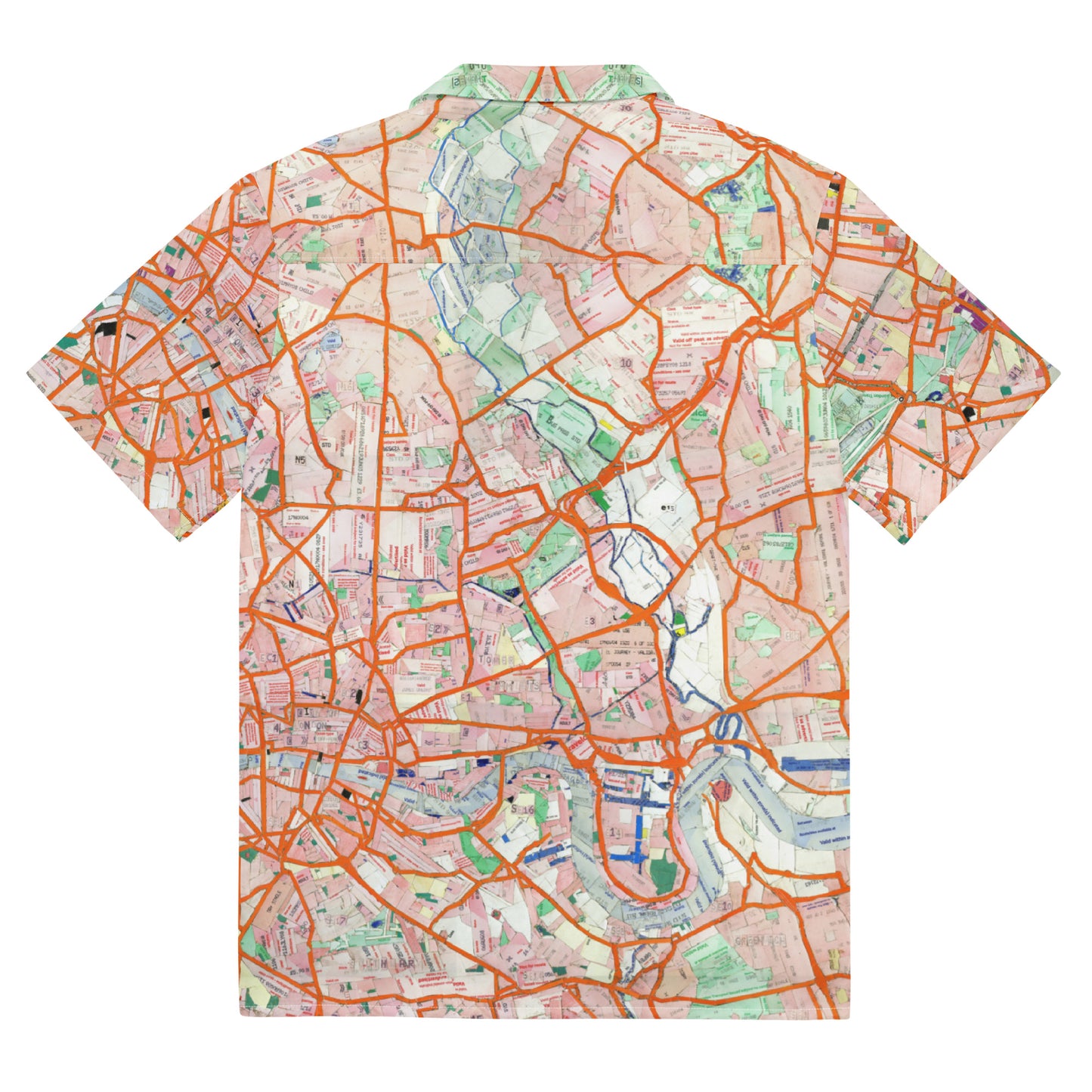 London Travel Card Map Men's Shirt