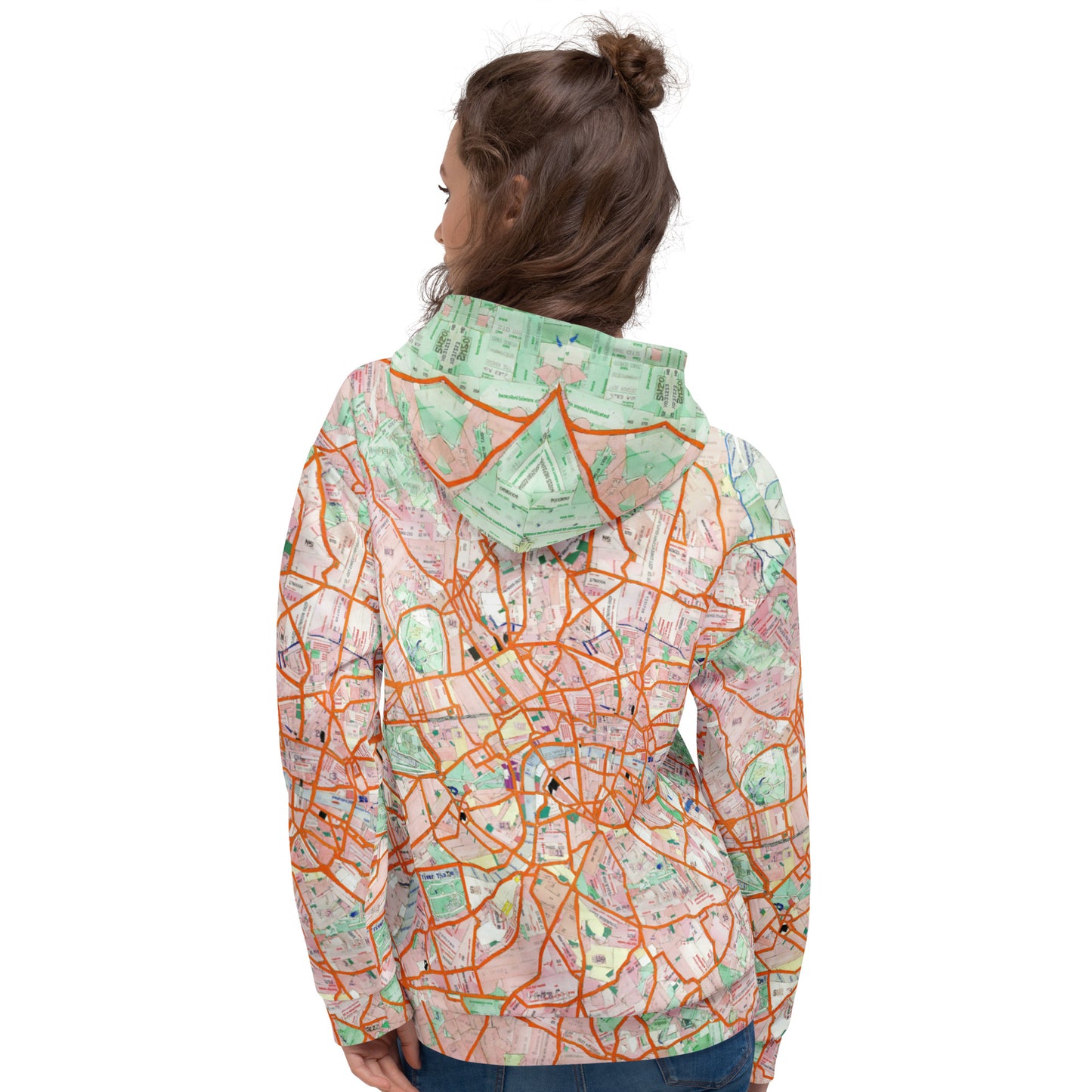 The London Travel Card Map Women's Hoodie
