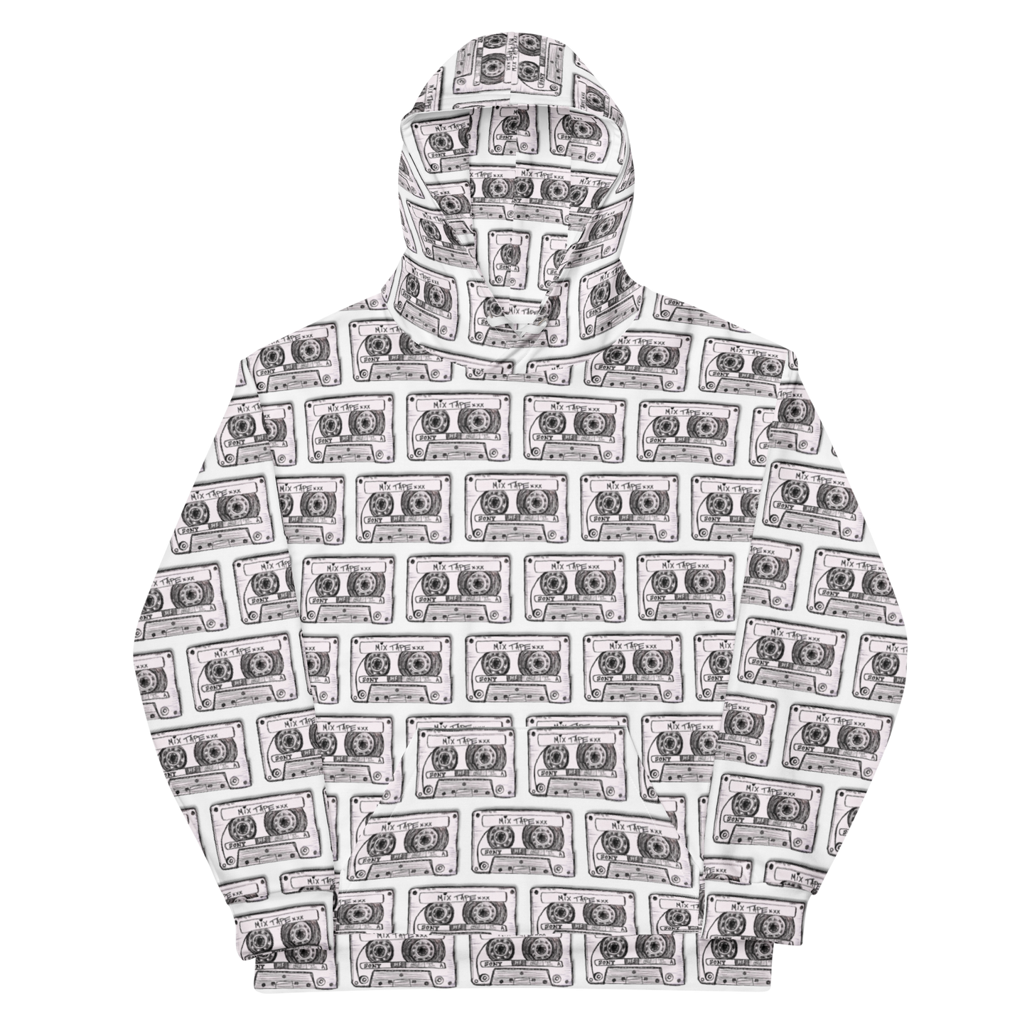 Mix Tape Women's All-Over Print Hoodie