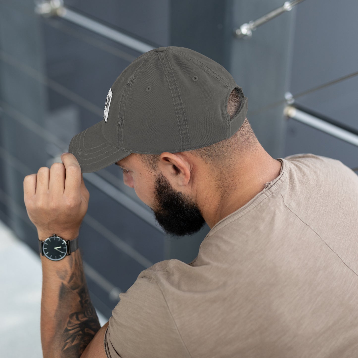 Mix Tape Distressed Hat