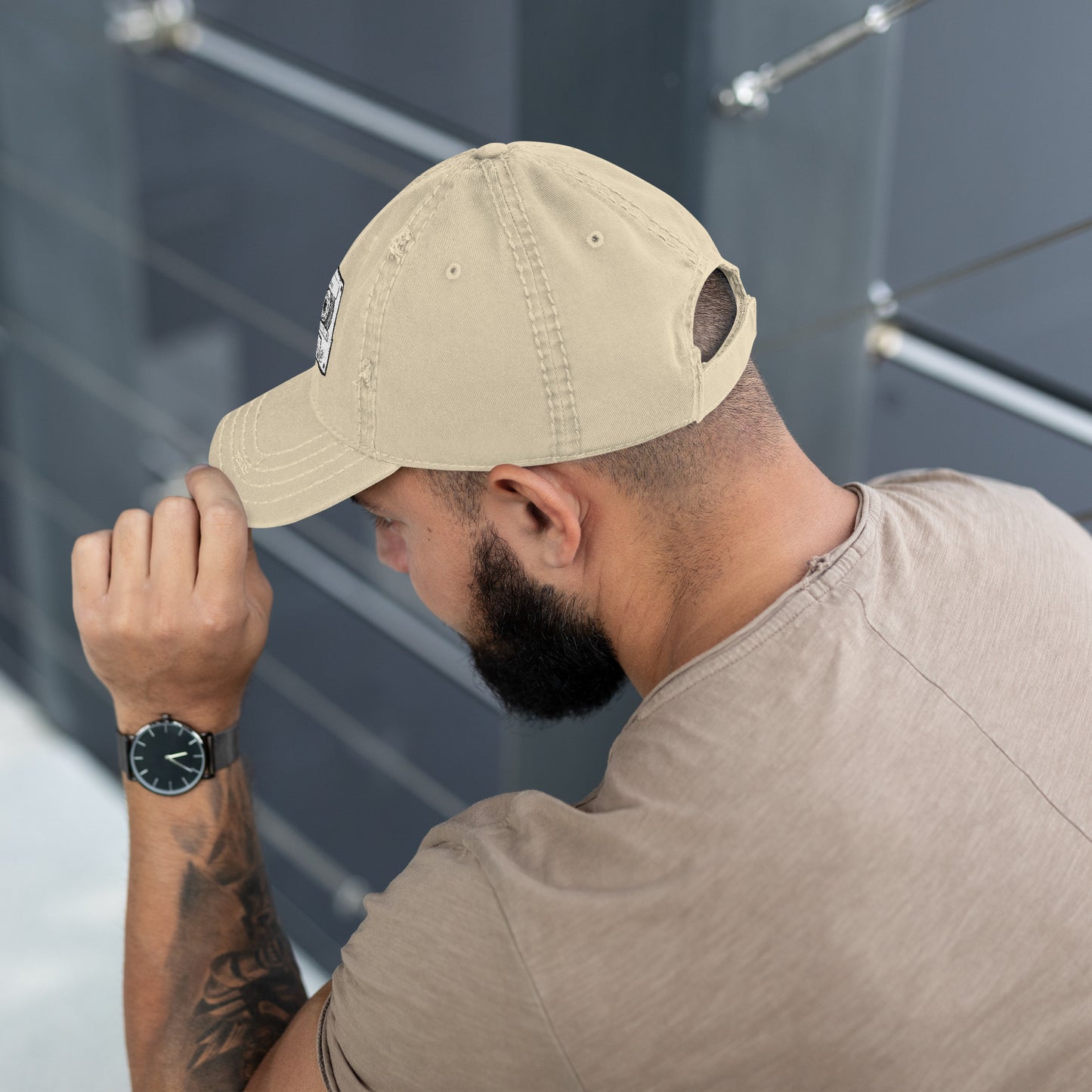 Mix Tape Distressed Hat