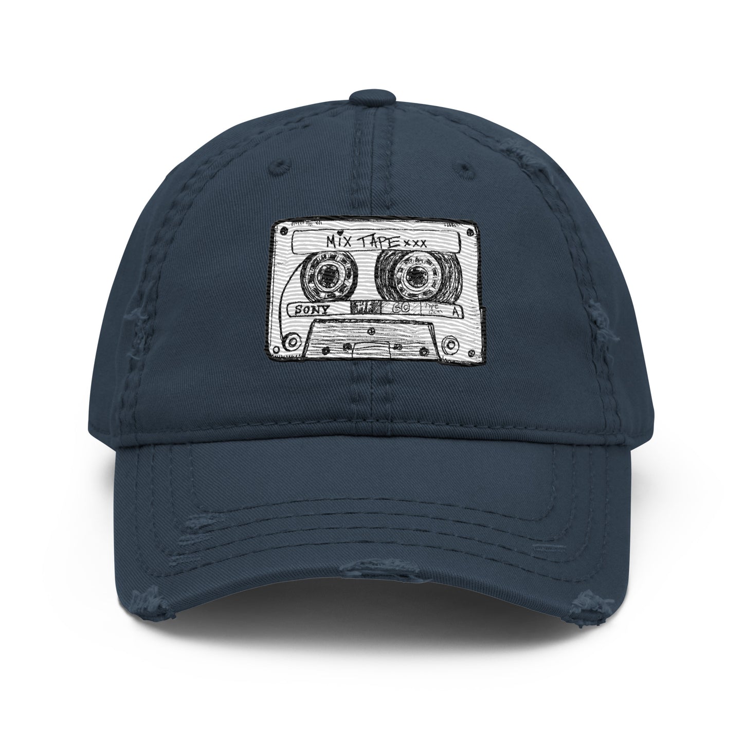 Mix Tape Distressed Hat