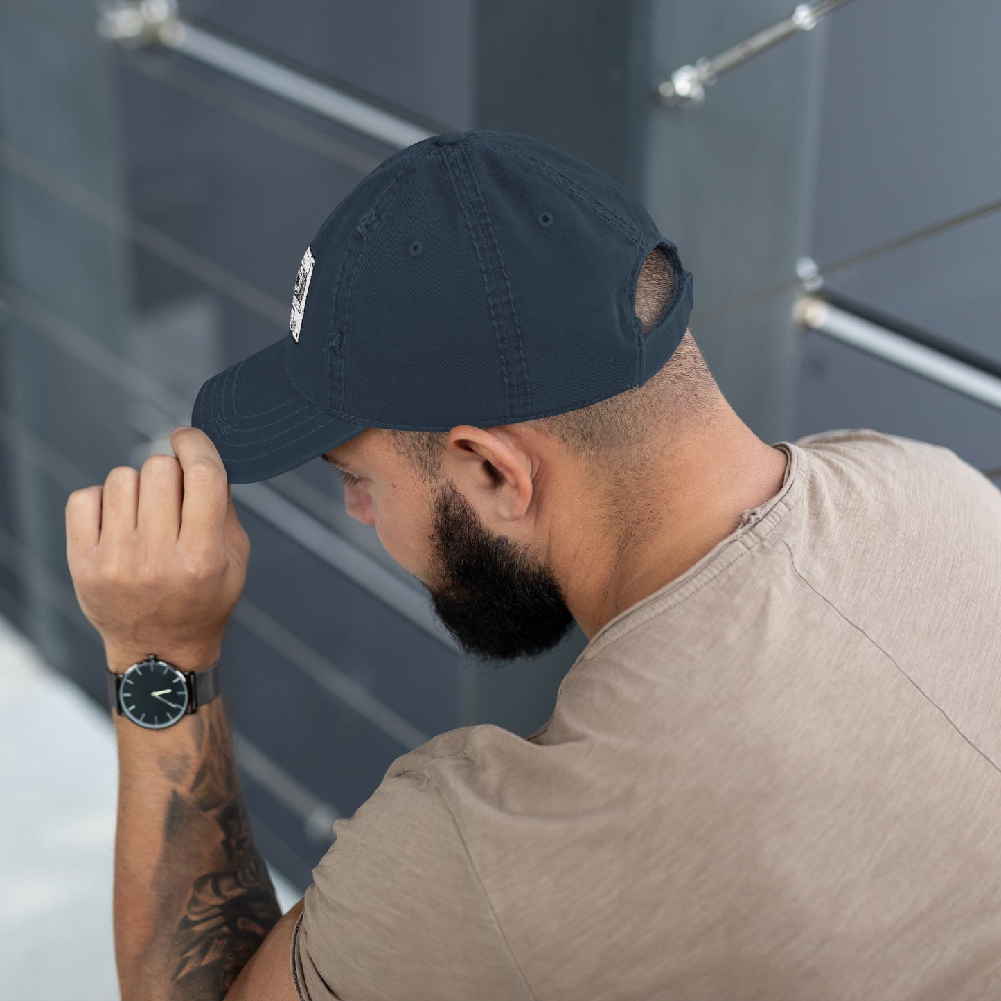 Mix Tape Distressed Hat