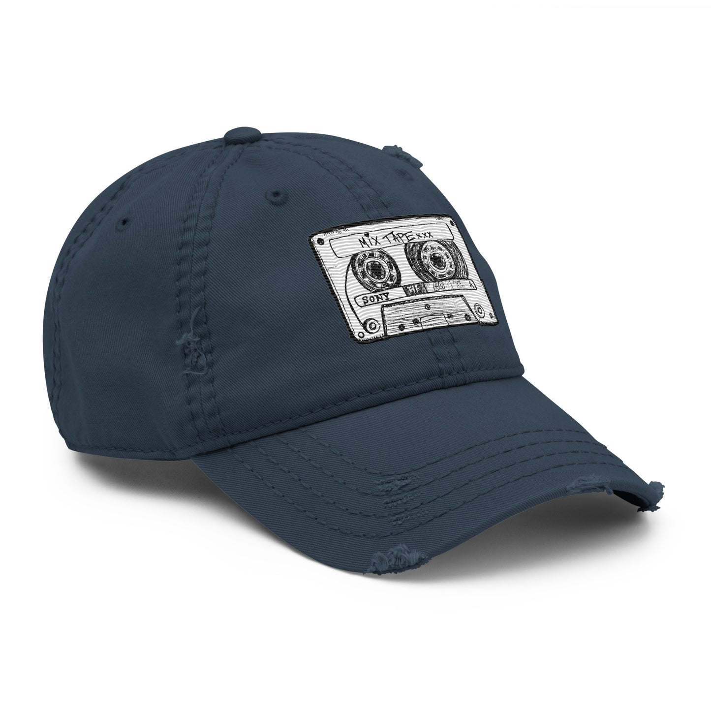 Mix Tape Distressed Hat
