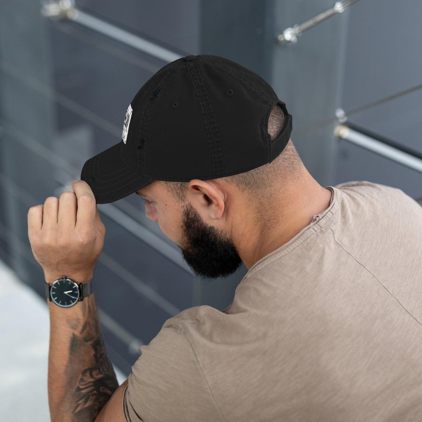 Mix Tape Distressed Hat