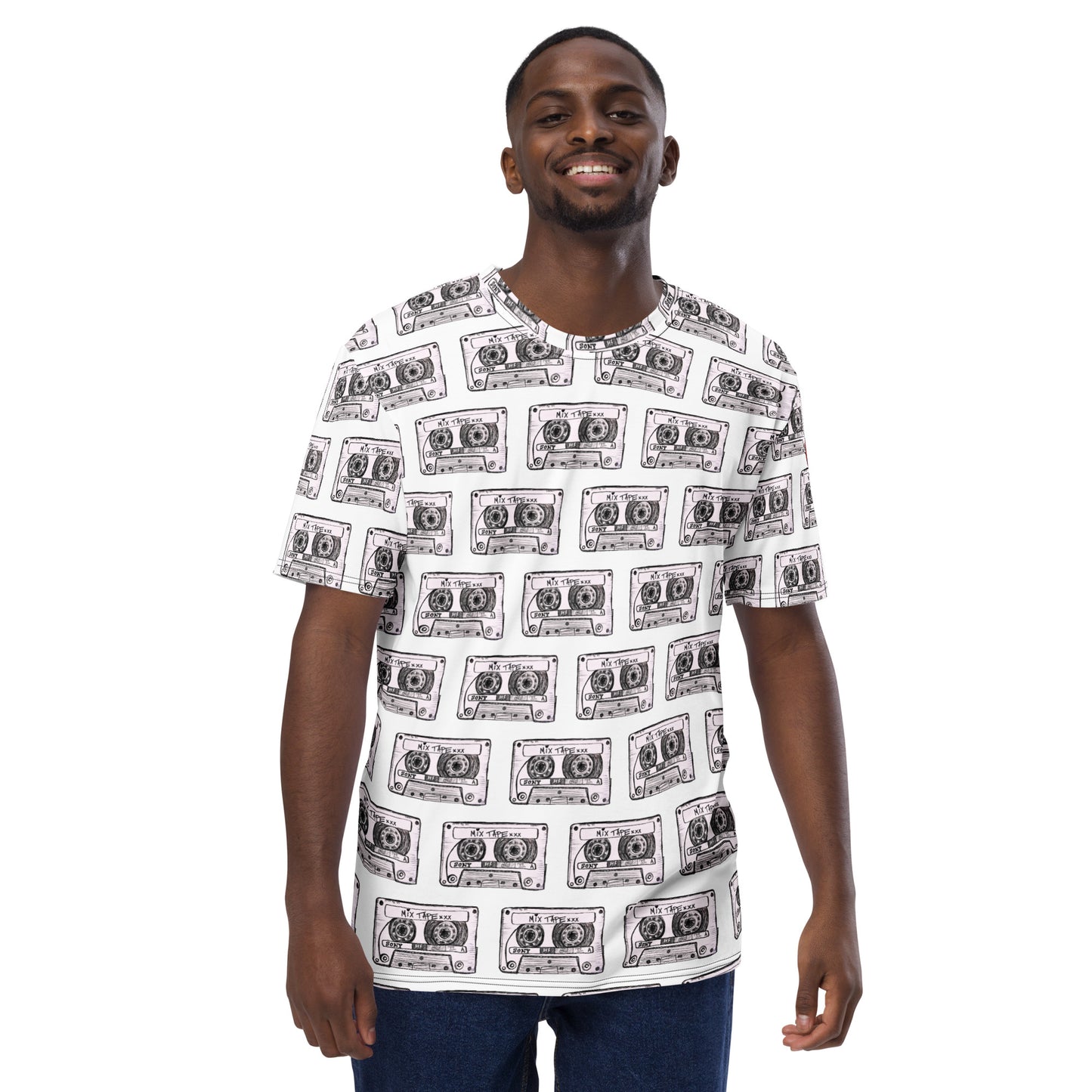 Mix Tape All-Over Print T-Shirt,