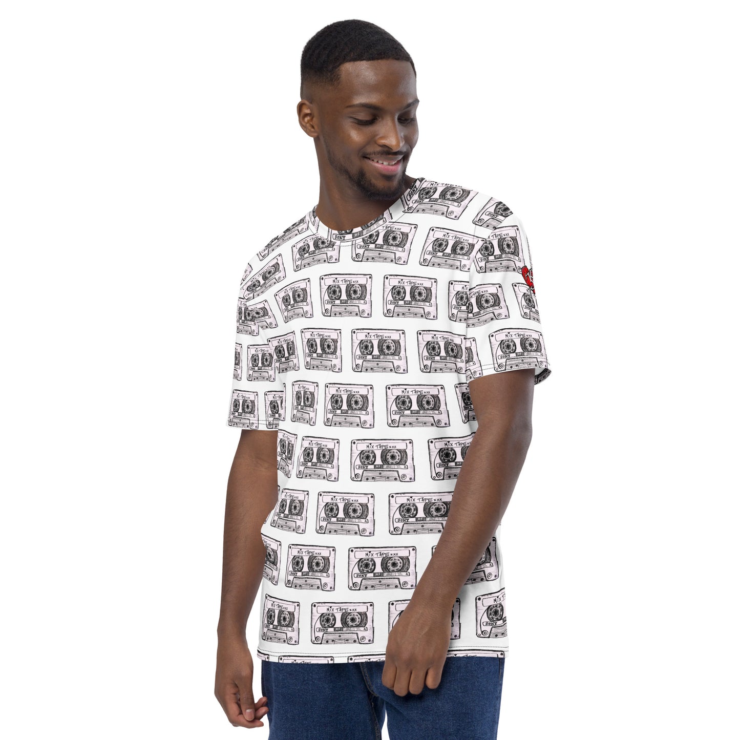 Mix Tape All-Over Print T-Shirt,