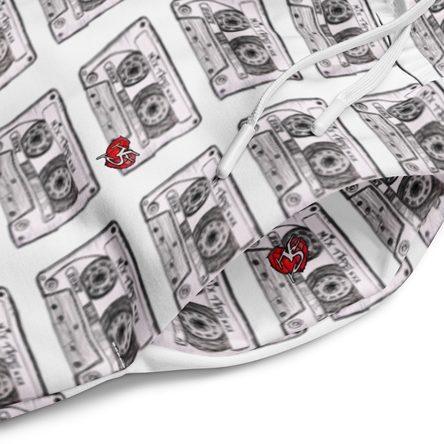 Mix Tape Womens Wide-Leg Joggers
