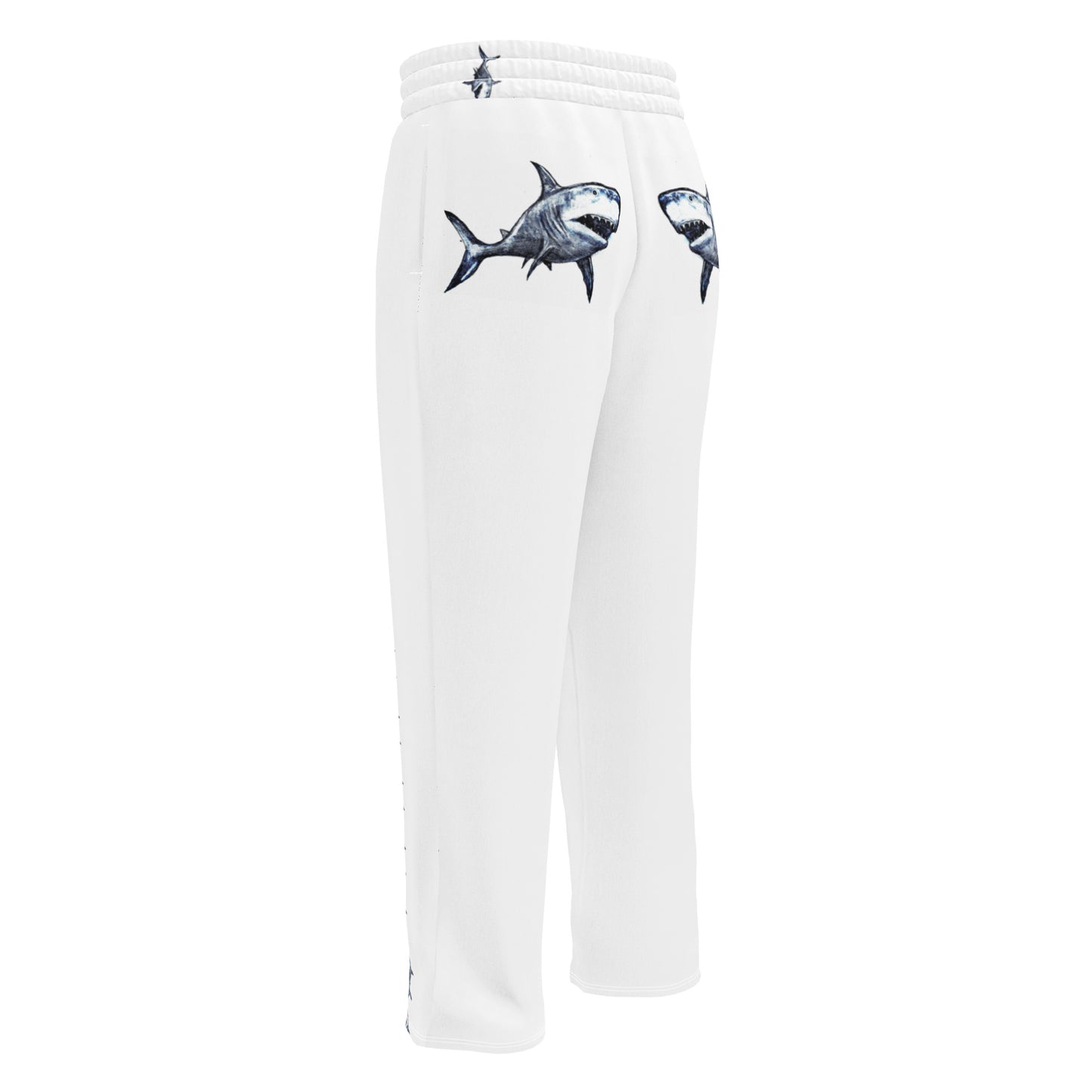 Shark Bite Womens Wide-Leg Joggers