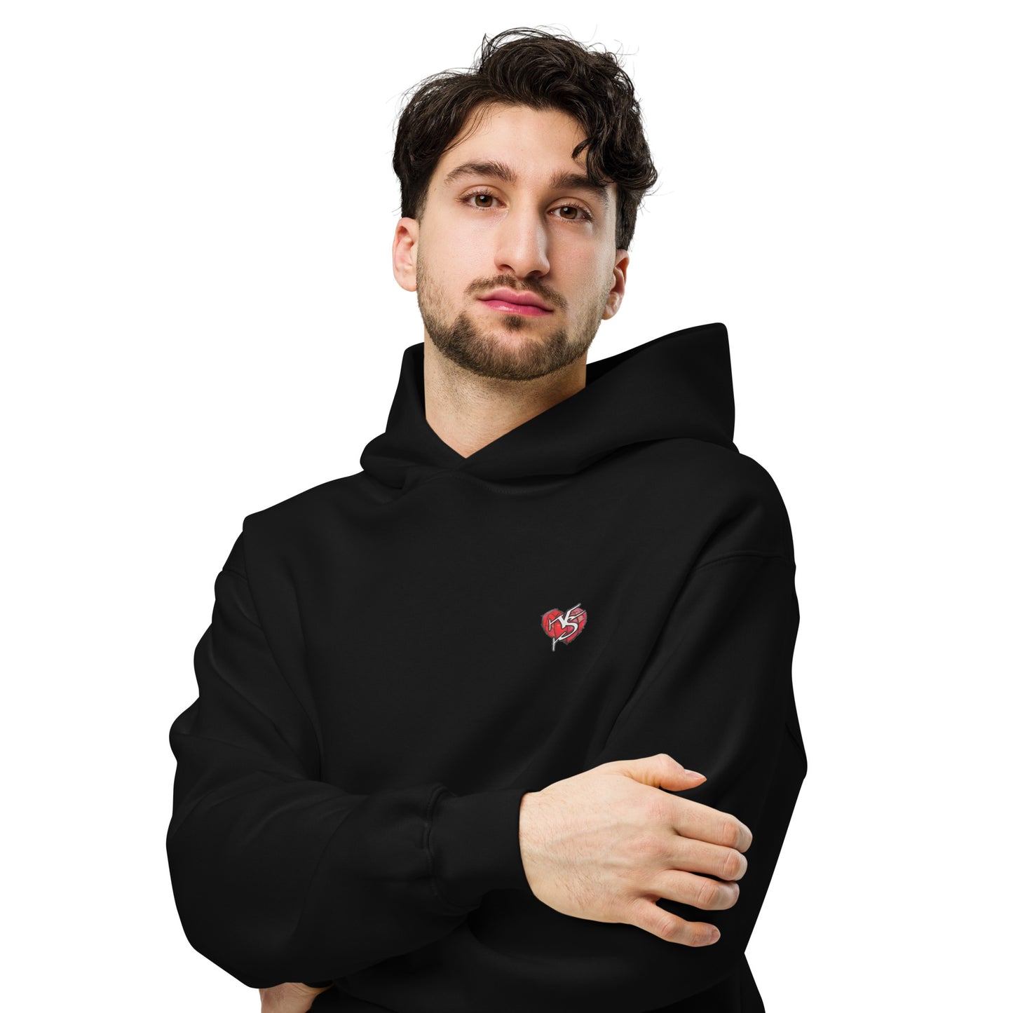 Shark Attack Oversized Men's Hoodie