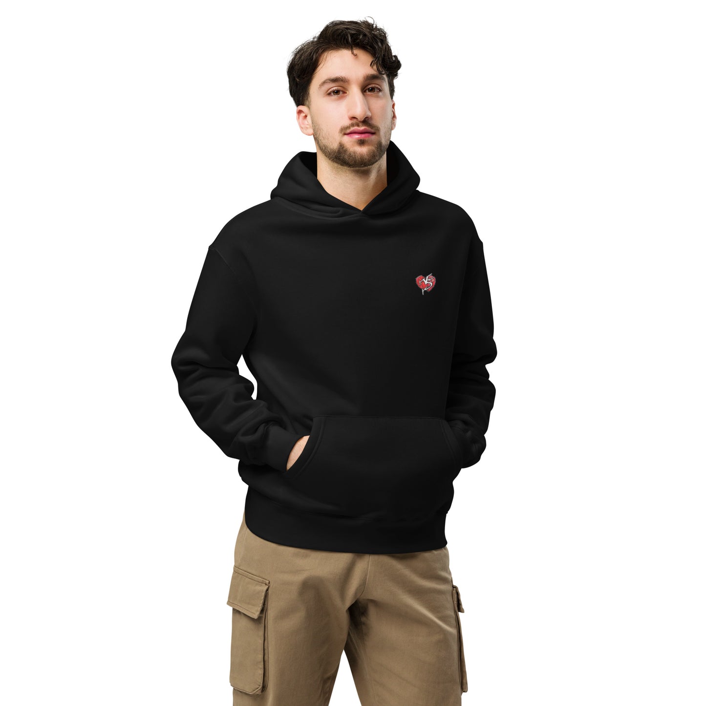 Shark Attack Oversized Men's Hoodie