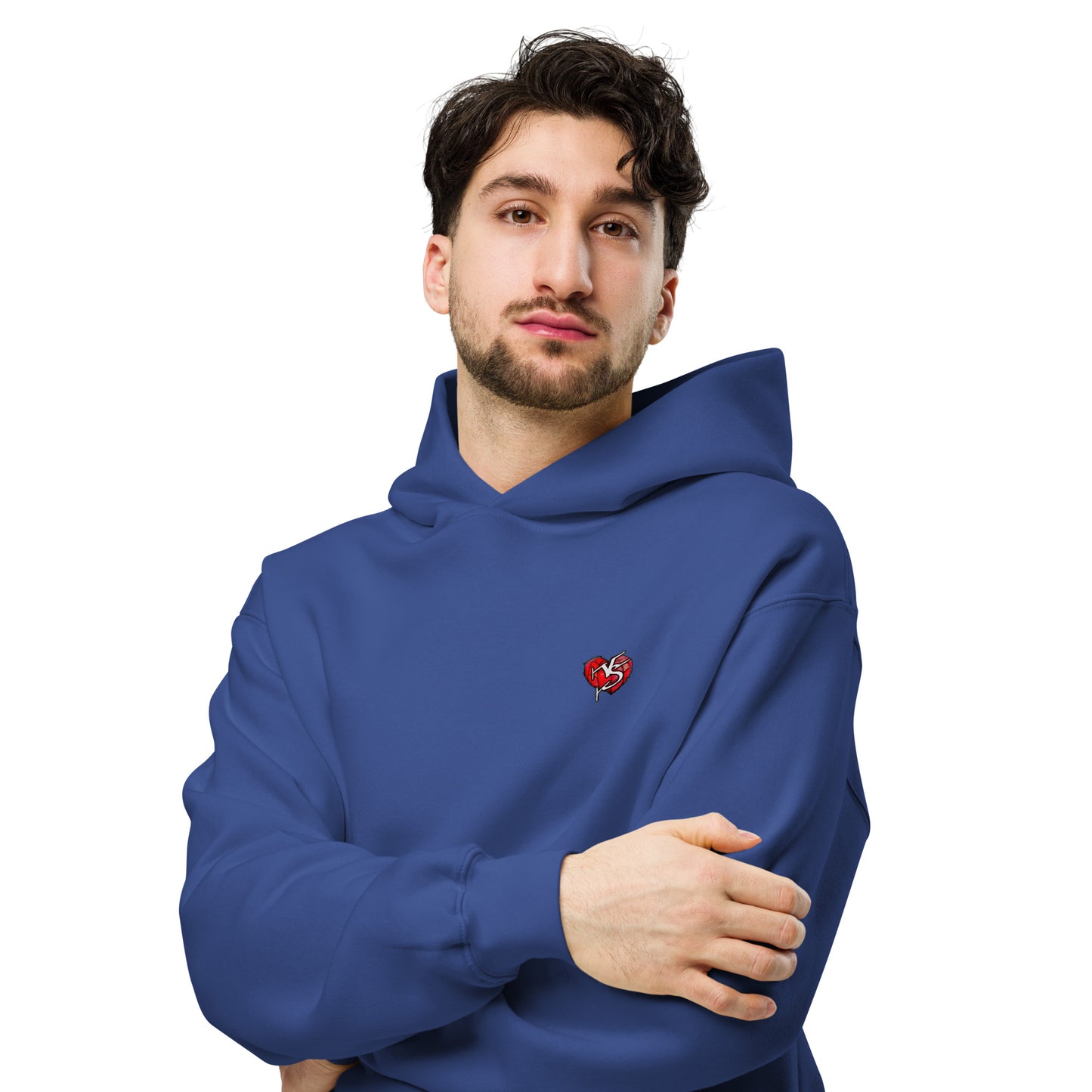 Shark Attack Oversized Men's Hoodie