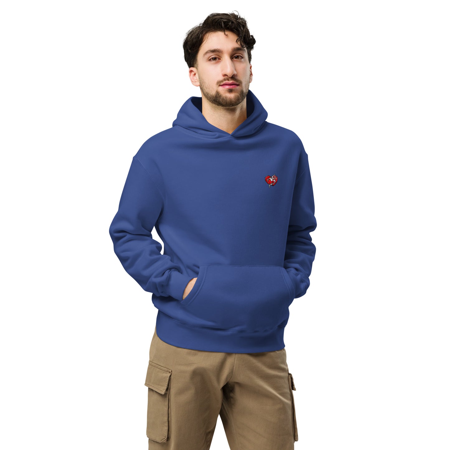 Shark Attack Oversized Men's Hoodie