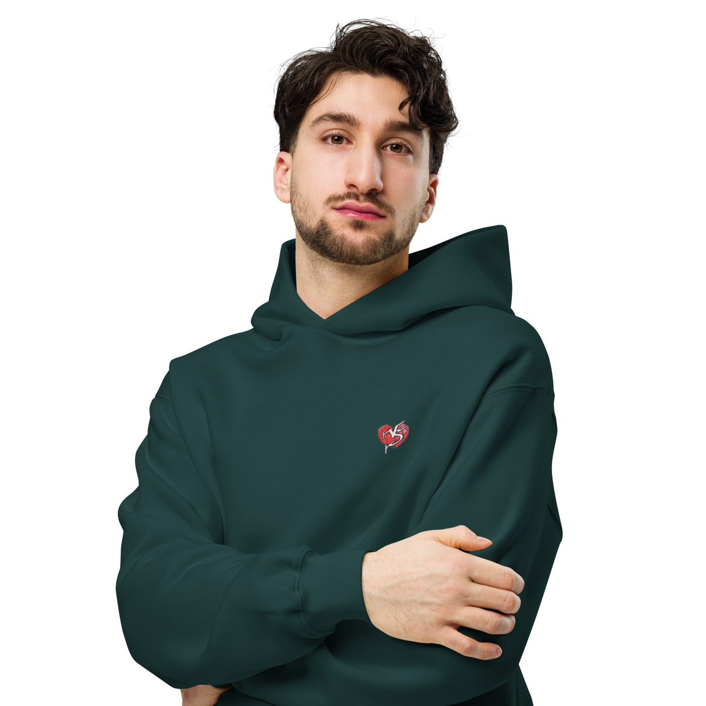 Shark Attack Oversized Men's Hoodie