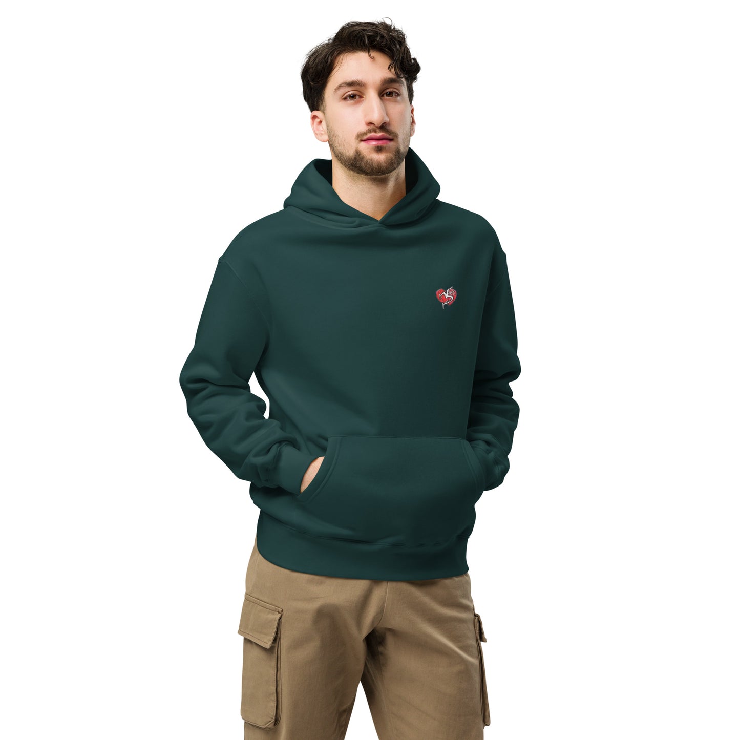 Shark Attack Oversized Men's Hoodie