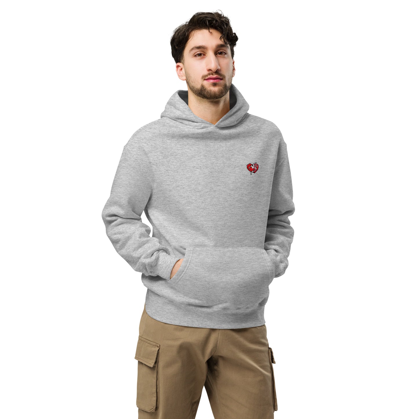 Shark Attack Oversized Men's Hoodie