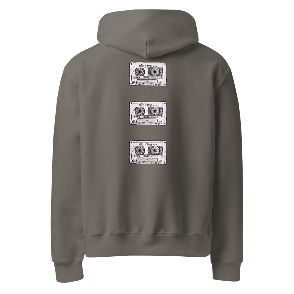 Mix Tape Oversized Heavyweight Hoodie