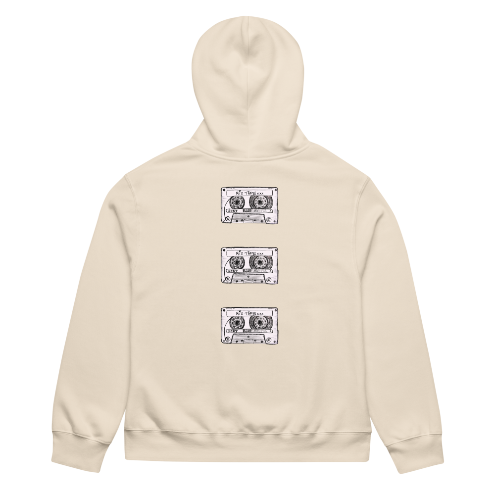 Mix Tape Oversized Heavyweight Hoodie