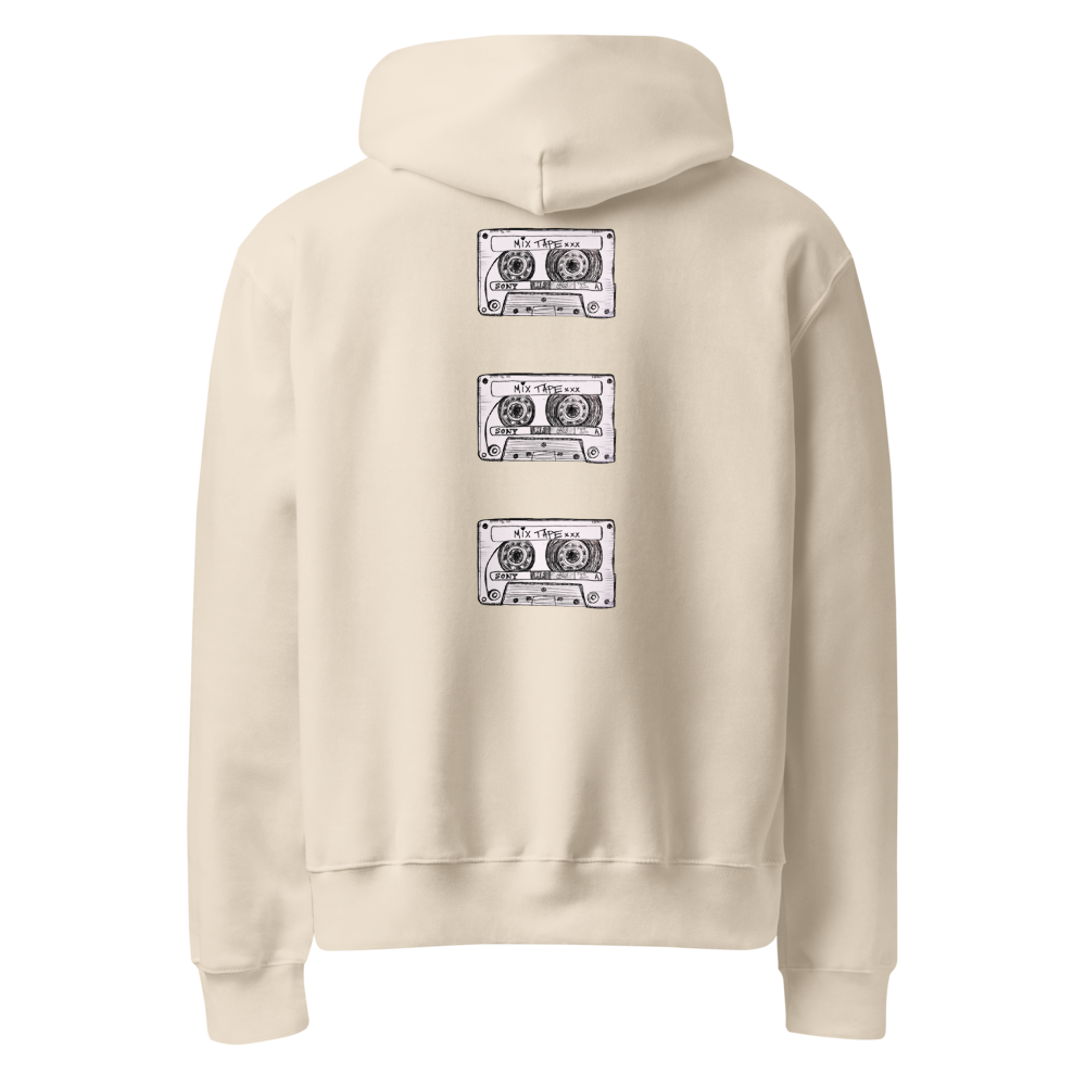 Mix Tape Oversized Heavyweight Hoodie