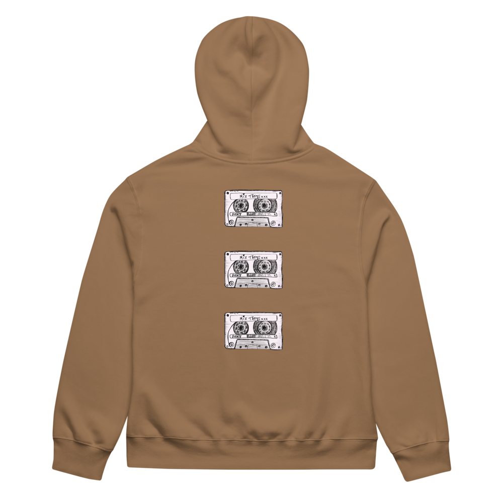 Mix Tape Oversized Heavyweight Hoodie