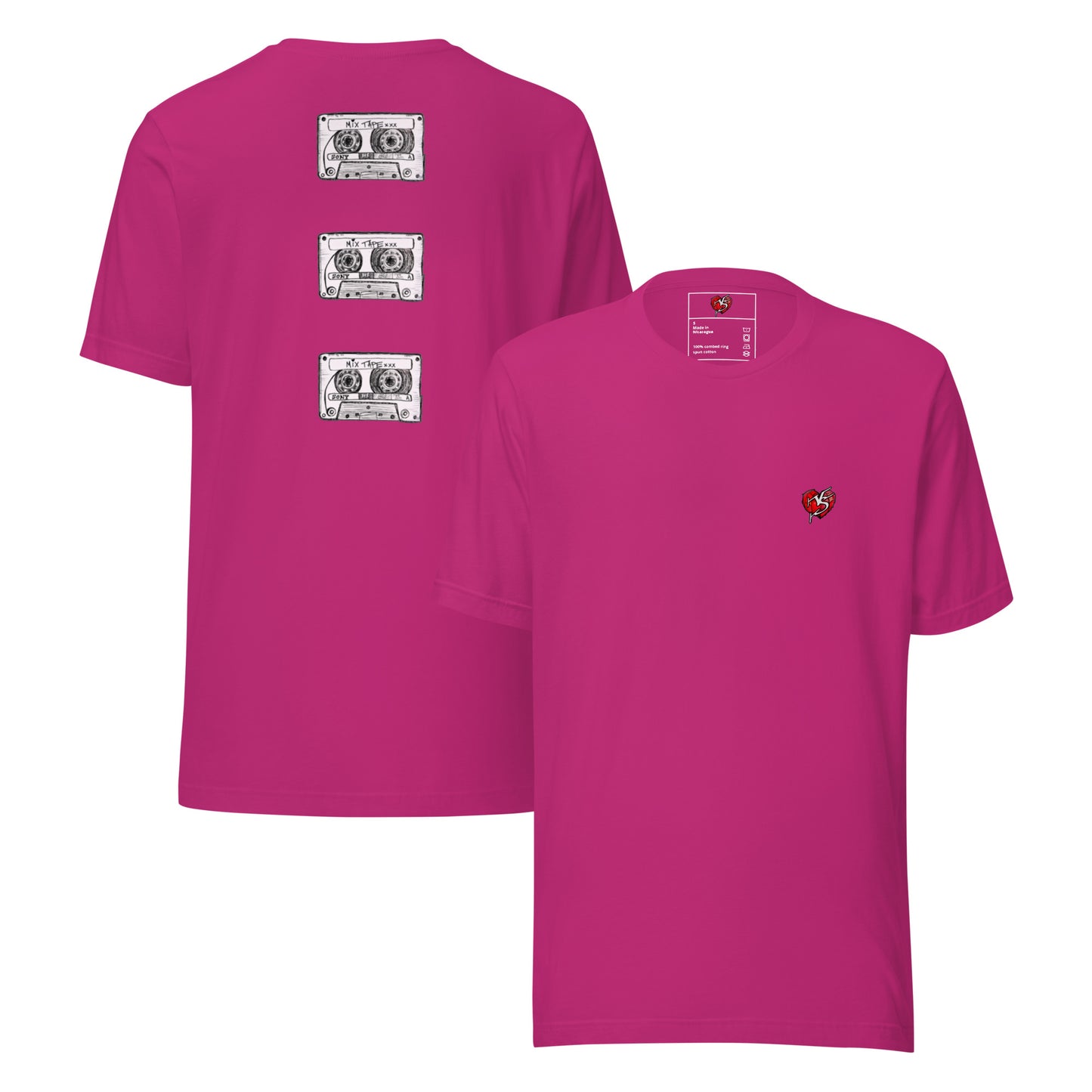 Mix Tape Womens Triple Classic T-shirt