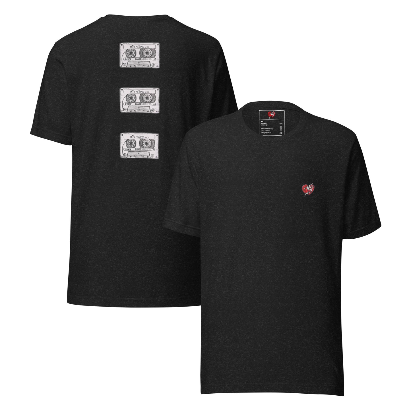 Mix Tape Womens Triple Classic T-shirt