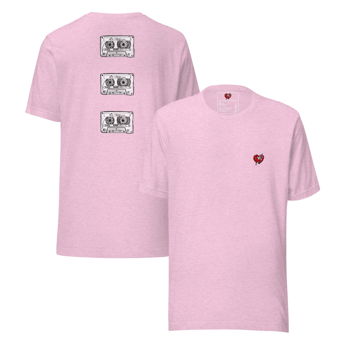 Mix Tape Womens Triple Classic T-shirt